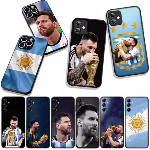 Argentina Flag Football Number 10 Champion for Xiaomi Poco F7 F6 F8 Ultra F5 X7 X6 X5 X3 NFC M7 M6 P