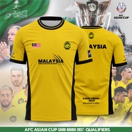 2025 AFC Asian Cup Malaysia football jersey fully sublimated design Ready Stock