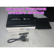 hdd harddisk external isi Game pc dan software
