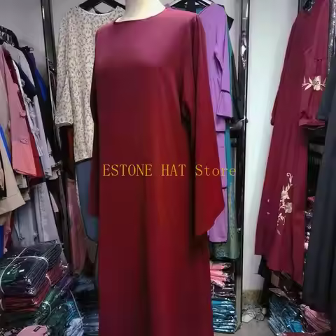 49MF Women's Fashion Hijab Muslim Dresses Abaya Dubai Abaya Islam Turkey Clothing