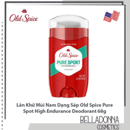 [Không Muối Nhôm - Aluminum Free] Lăn Khử Mùi Nam Dạng Sáp Old Spice Pure Sport High Endurance Deodo