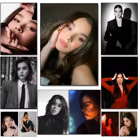 Actor H-Hailee S-Steinfeld Poster Wall art print art suitable for living room bedroom bar parlor hom