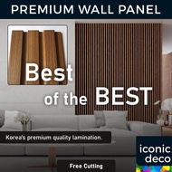 Fluted Wall Panel 10FT - Premium WPC Wood Panel PVC Wall Panel Board
