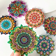 Boho Style Positive Meaning Foil Embossed Fridge Magnet, Mini Melamine Fridge Magnet Hot Selling Syn