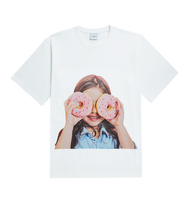 [acme de la vie] ★ With the HiddenTag Overside★ ADLV BABY FACE SHORT SLEEVE T-SHIRT DONUT 1 piece ac