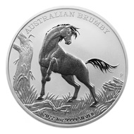 2022 1oz Australia Australian Brumby .9999 Silver BU Coin