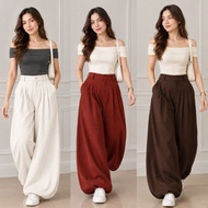 Layali - Alora Barrel Pants Trendy | Barrel Pants Highwaist Baggy Pants Premium
