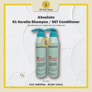 Absolute S1 Keratin Shampoo 300ml + C1 Keratin Conditioner 300ml