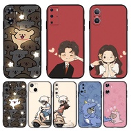 Q version cute style Creative cartoon boy and girl couple phone case for Huawei Nova 7 10 SE 5T 8i Y