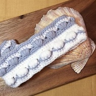 鉤織造型髮帶/海灣