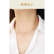 18k/Au750 gold snake chain/Sunflower seed necklace/white gold/rose gold