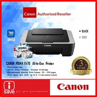 CANON PIXMA E470 WIRELESS All-IN-ONE INKJECT PRINTER ( BLACK / BLACK GREY )