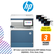 HP Color LaserJet Enterprise MFP 6800dn Printer (6QN35A) - Print, Scan, Copy