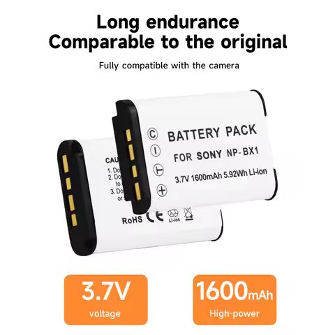 NP-BX1 np BX1 For SONY ZV1 NP BX1 np-bx1 Battery For Sony FDR-X3000R ZV-1 RX100 M7 M6 AS300 HX400 HX