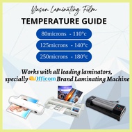 ✆ ☇◑ ∼ Yasen Laminating Film A4 Size 80/125/250 Microns Hot Process Laminating Films