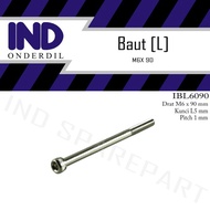 IND L-L5 M6x90-6X90-M 6 x 90 Key-K 5 P-Pitch 1