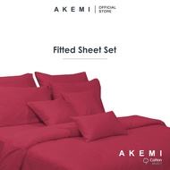 AKEMI Colour Array Fitted Bedsheet Set 750TC (Super Single/Queen/King)