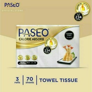 Paseo Tissue Kitchen Tissue Kitchen Towel 3 Roll 70 s Paseo Calorie