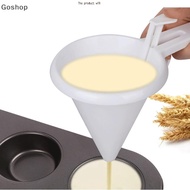 Goshop Adjustable Hand-hold Funnel For Chocolate Confectionery Mold Pastry Cream op