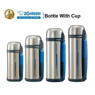 ZOJIRUSHI S/S BOTTLE WITH CUP - SF-CC-20-XA (STAINLESS)
