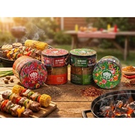 White Lotus - 4 in 1 Premium Seasoning Spices Condiments  4 Flavor in Smart Storage Container