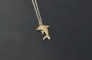 圖像系列-跳躍的小海豚925銀項鍊