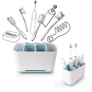 清潔大王 - 廚房清潔刷肥皂收納架 洗手間 電動牙刷浴室置物架 北歐藍