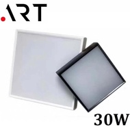 888-30Watt SQUARE OUTBOW DOWNLIGHT ROUND/ CEILING LIGHT/ BK/ WH/ - BLACK, WHITE SQUARE 6500K
