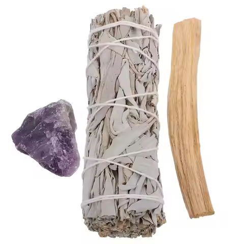 1 Set 1 Set Smudging Bundle Aromatherapy Fragrance Sage Holy Wooden Stick for Meditation Purificatio