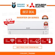 MITSUBISHI ELECTRIC INVERTER AIRCOND WALL MOUNTED Mr. Slim GR Series 1HP, 1.5HP, 2HP, 2.5HP, 3HP