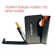 TEMPAT ROKOK+ KOREK API GAS +TEMPAT KOREK API LIGHTER