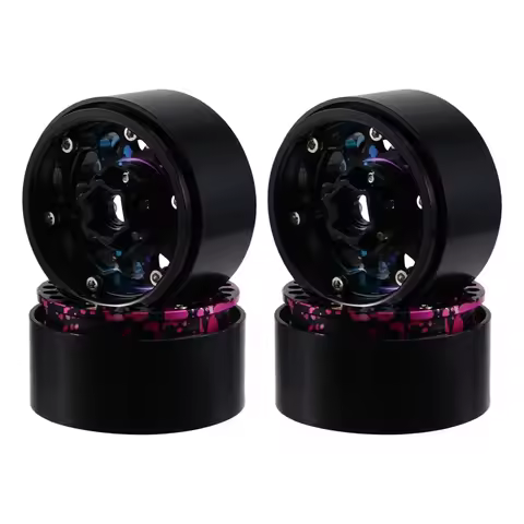 1.9Inch Beadlock Wheel Rim Rim Hub For 1/10 TRX4 SCX10 Wheel Rim For 1/10 TRX4 SCX10