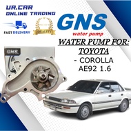 GNS WATER PUMP TOYOTA COROLLA AE92 1.6 100% HIGH QUALITY READY STOCK IN MALAYSIA