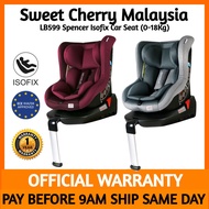 Sweet Cherry LB599 Spencer ISOFIX Convertible Car Seat Newborn to 5 Years Old (0-18Kg) 1 Year Warran