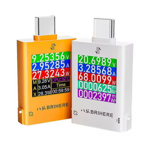 B10 DC 4.5-50V Type-c Multi-function Digital Display DC Voltage Ammeter Power Meter Cell Phone Charg