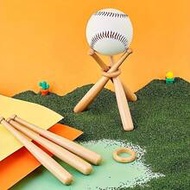 5/3/2/1pcs Mini Baseball Display Rack, Baseball Bat Stand, Durable Baseball Storage Rack, Desktop De