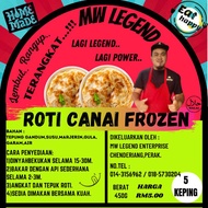 Roti Canai Frozen Mawie/Roti kosong lembut/Roti Canai sedap/Roti Canai Segera murah