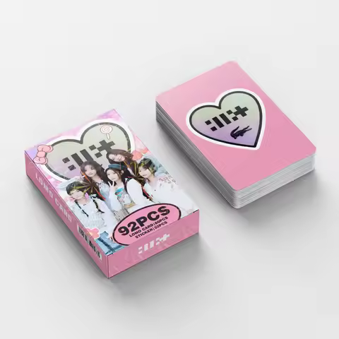 92-Piece K-Pop Girl Group Memory Forest Merchandise Greeting Cards, Celebrity Photo Cards, Stickers,