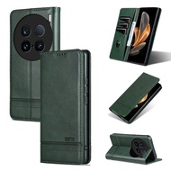 Shockproof Case for Vivo X200 Pro mini PU Leather Wallet Flip Phone Casing Vivo X100s Pro X100 Pro X