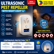 Upgraded Ultrasonic Pest Repeller Electric Mosquito Roach Rat Insect Control Plug-in Device