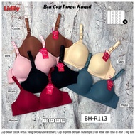 LYDYLY Bra R 113 Super Jumbo Bra Without Wire Thin Foam Cup E Size 52-58 Porous Five Hooks
