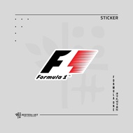 Formula 1 F1 Sticker Vinyl Doff Laminated Sticker | F1 Formula 1 Sticker