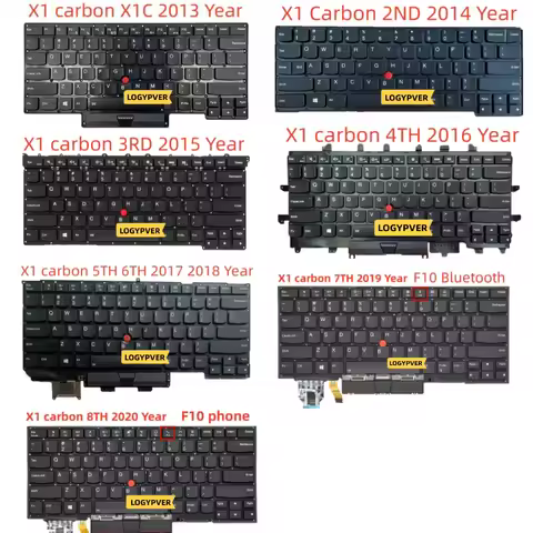 Laptop Keyboard For Lenovo Thinkpad X1 Carbon X1C 3RD 2ND 3TH 4TH 5TH 6TH 7TH 8TH 2013 2014 2015 201