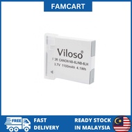 🔥READY STOCK🔥 Proocam Viloso NB-6L Battery for Canon Digital IXUS, PowerShot D10, S90A
