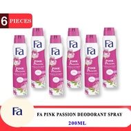 FA Pink Passion Deodorant Spray 200ml
