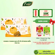 Combo of 2 boxes of brown rice seaweed bars with chicken breast sugar-free, low-calorie snacks FNV 1