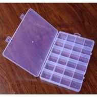 10 grid 15 grid 24 grid fixed transparent PP plastic storage box