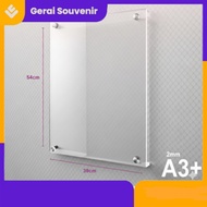Acrylic Wall Mount Frame A3+ Size Wall Acrylic Display Menu Display poster Promotion
