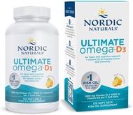 Omega-3 1280 mg Nordic Naturals Ultimate โอเมก้า 3 Fish Oil 🦈 รส Lemon ขายดี#1 ในอเมริกา