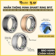 Nhẫn thông minh 9Fit Đo nhịp tim mức độ căng thẳng kiểm tra giấc ngủ - Hàng chính hãng